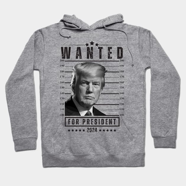 Trump Mugshot Hoodie by DewaJassin